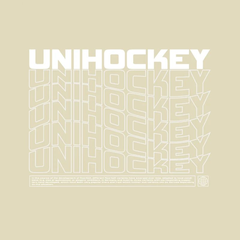 Floorball Typo Pattern