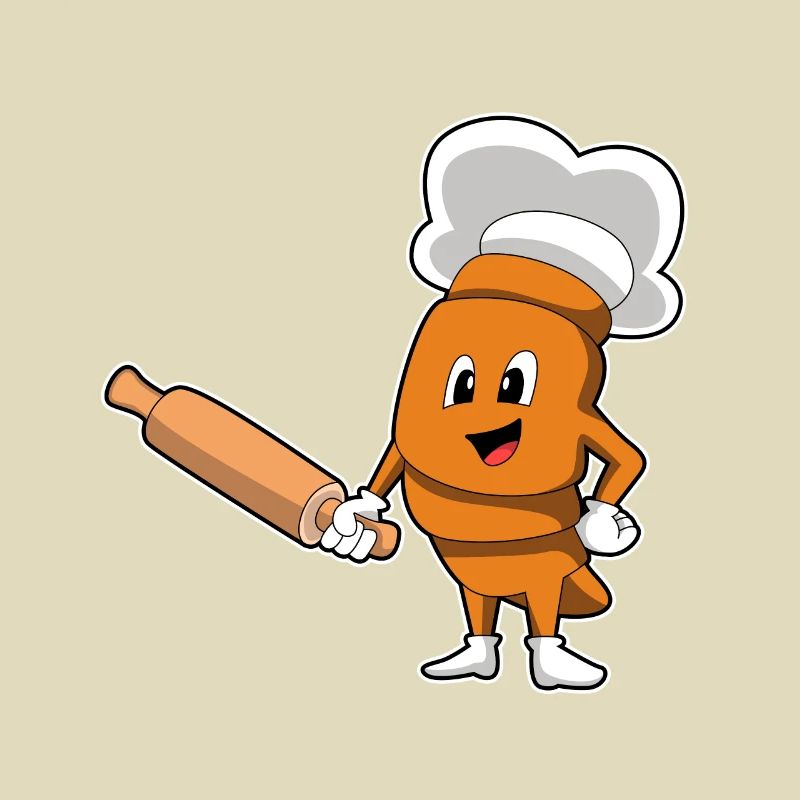 Bread Baker Rolling Pin Baking