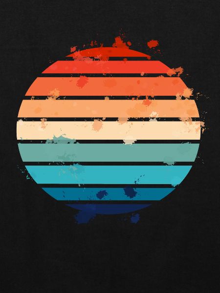 Splatter Retro Sunset