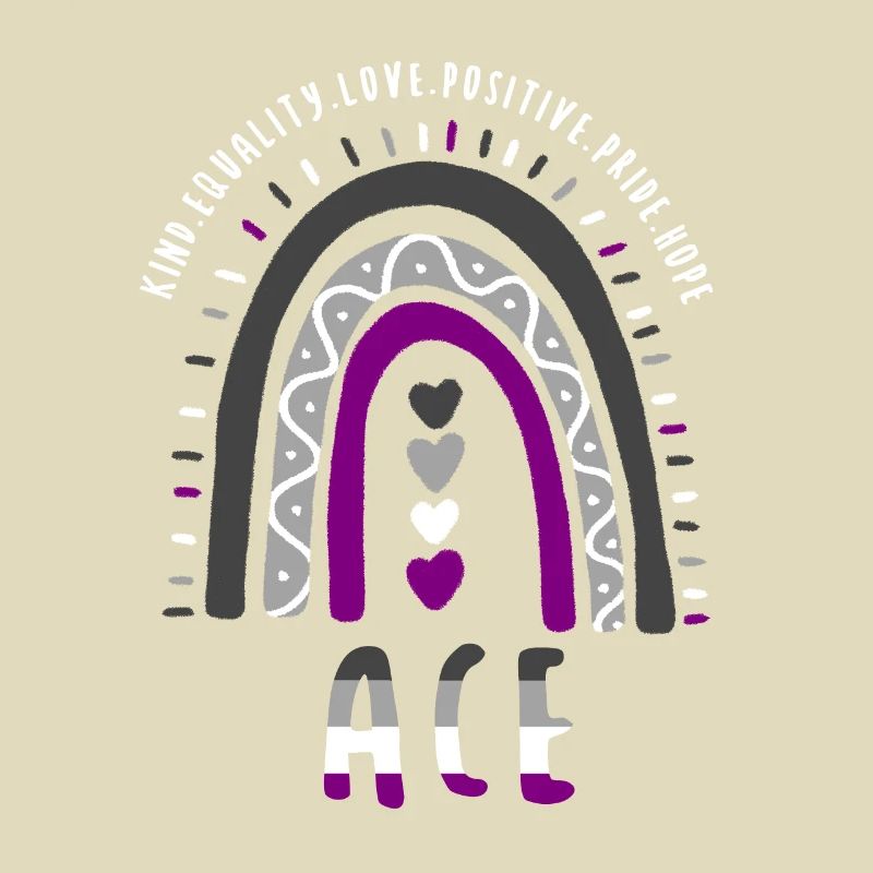 Ace Pride Boho Regenbogen