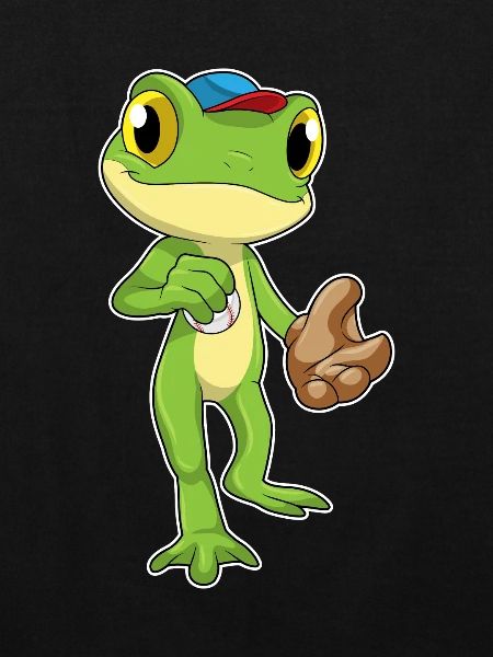 Frosch Baseball Baseballhandschuh