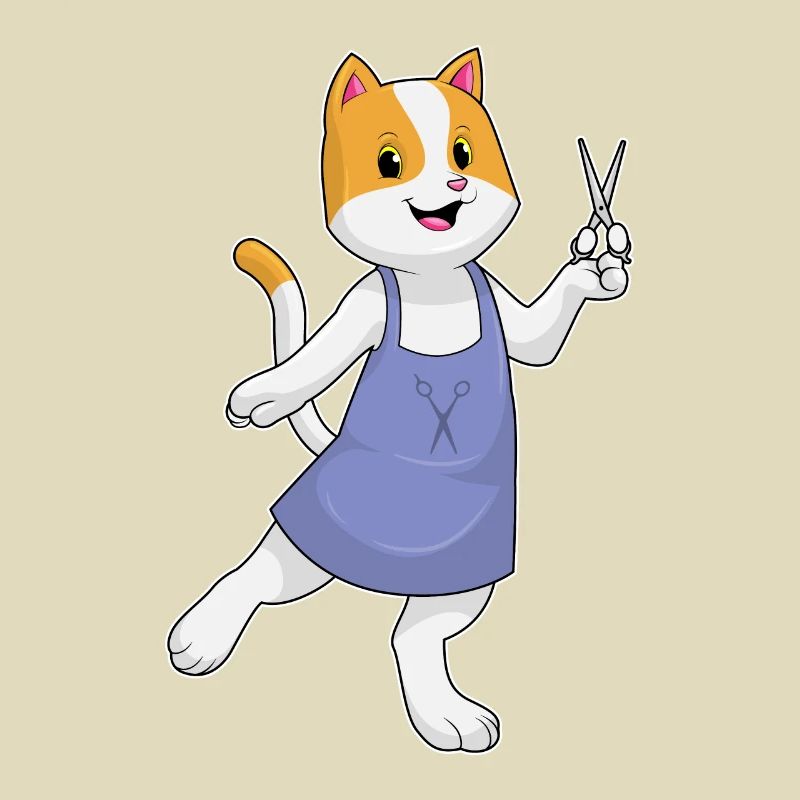 Ciseaux de coiffeur pour chat