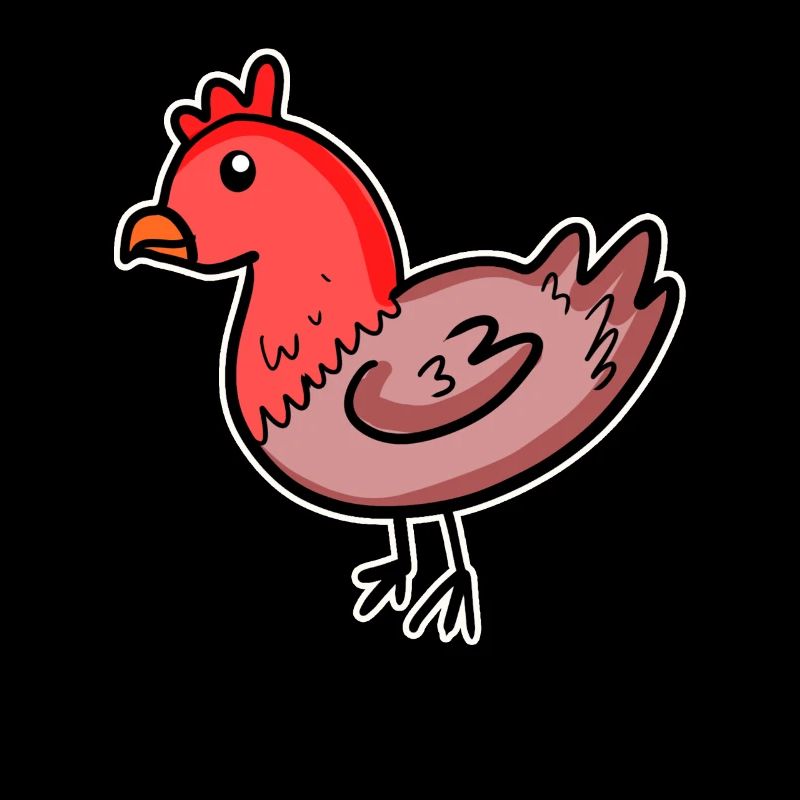 Bande dessinée de poulet