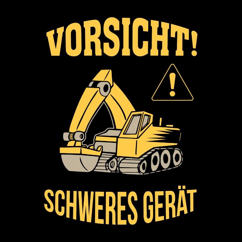 Bagger Baggerfahrer Baugeräteführer Schweres Gerät