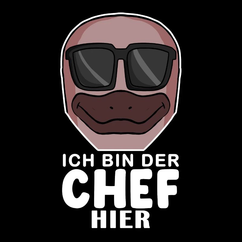 Cool Schnabeltier Chef Spruch