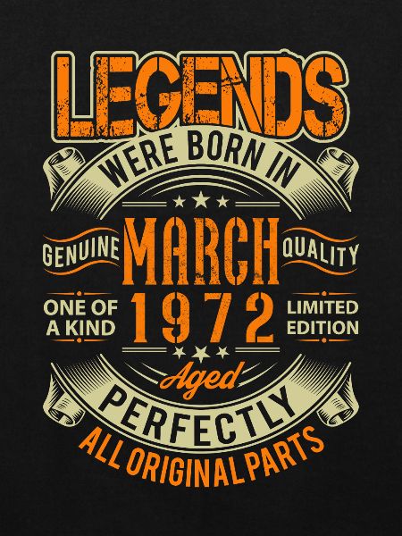 1972 Mars Anniversaire Légende
