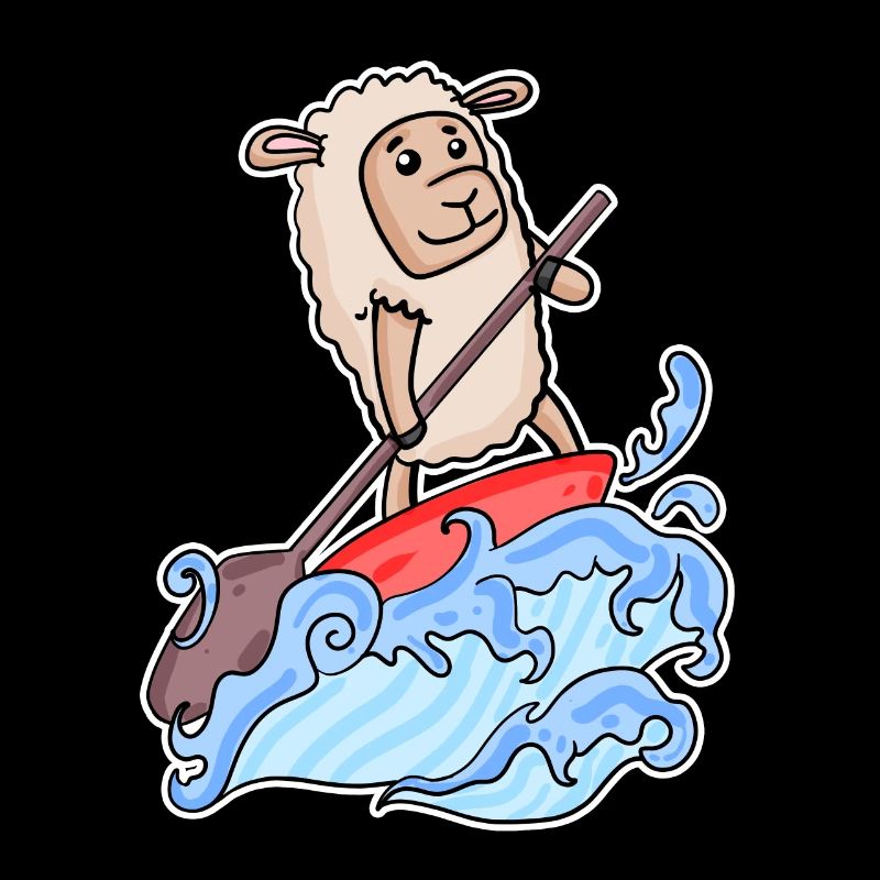 Stand Up Paddle Sheep