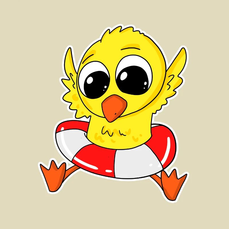 Duck bathing duck bathing