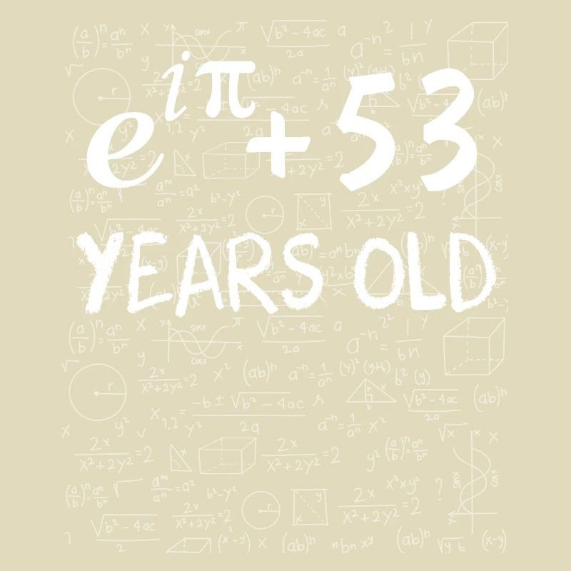 52nd Birthday 52 Years Euler Identity Math Gift