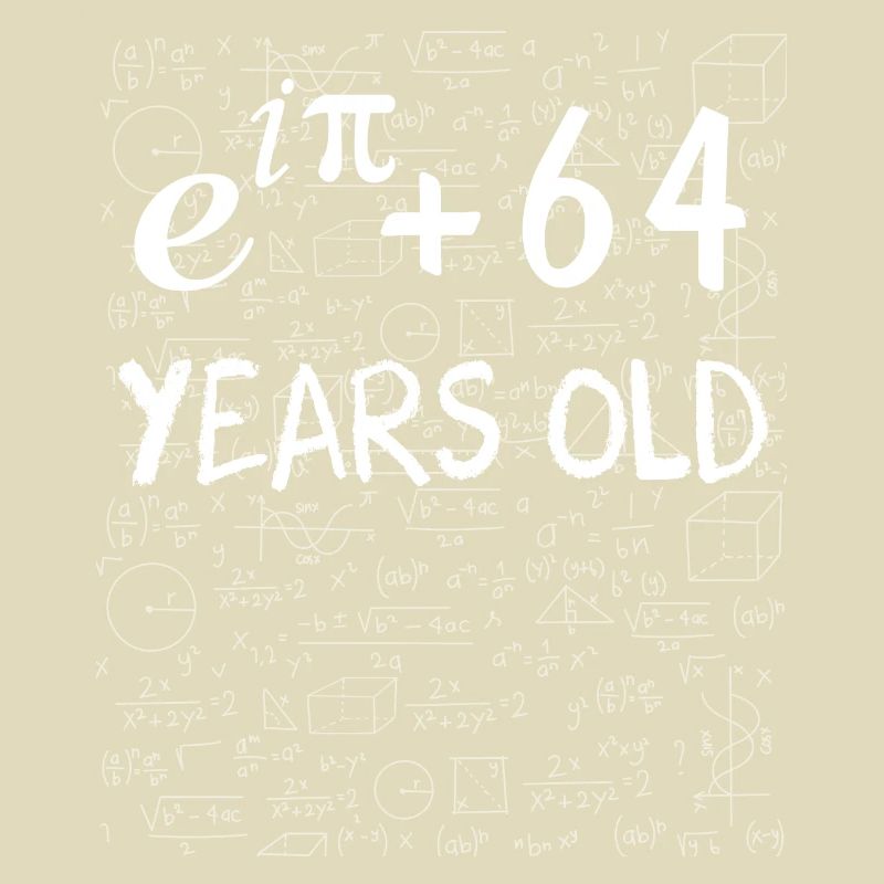 63e anniversaire 63 ans Euler Identité cadeau math