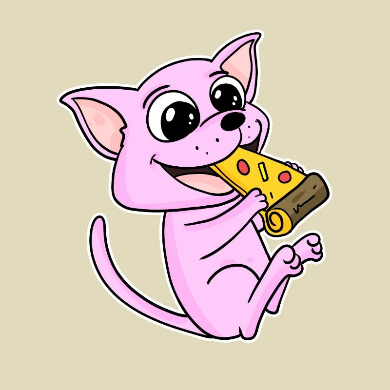 Sphynx Cat Pizza