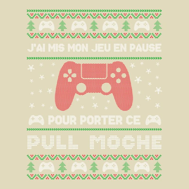 J'AI MIS MON JEU EN POSE POUR PORTER CE PULL MOCHE