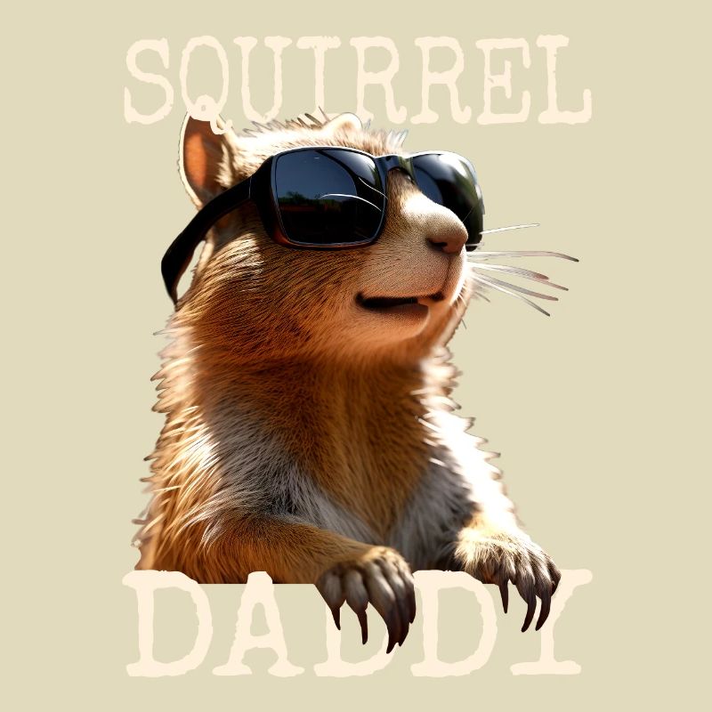 Squirrel Daddy Squirrel Dad Father's Day Dad