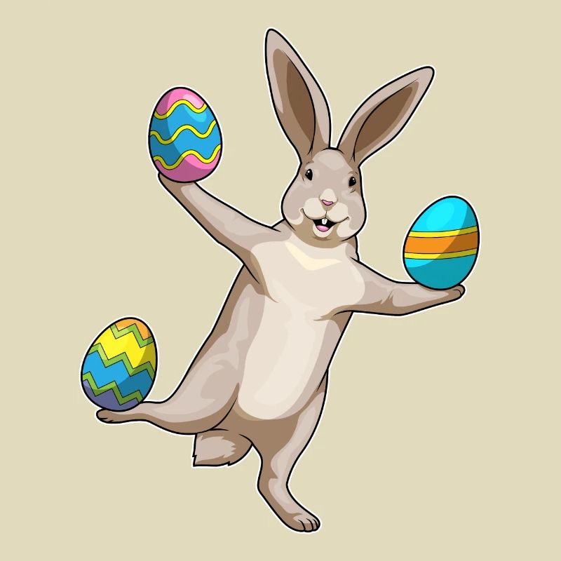 Bunny Easter Dancing