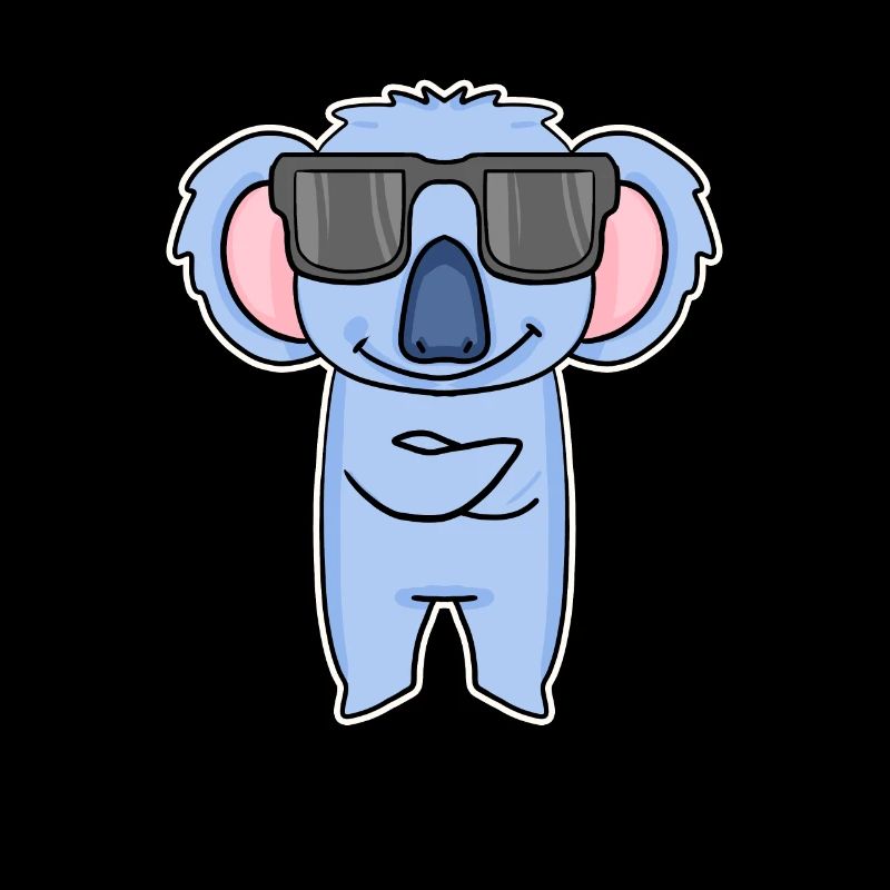 Koala avec des lunettes