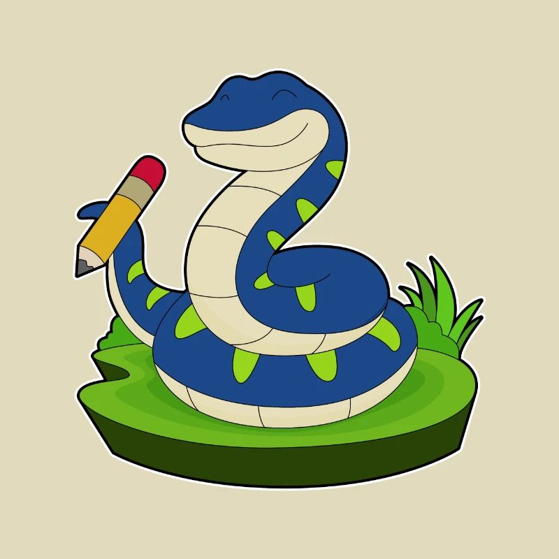 École de crayon Snake Student