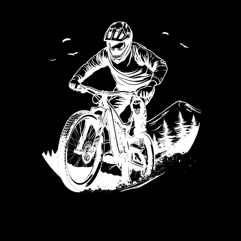 Mountain Biking Sketch