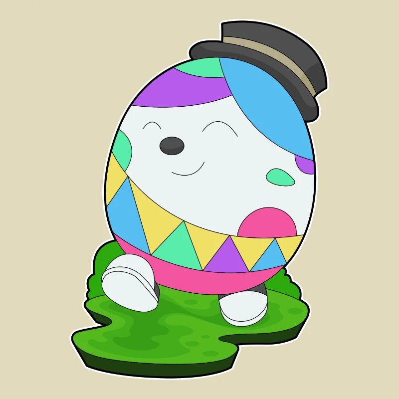 Easter Easter Egg Cylinder