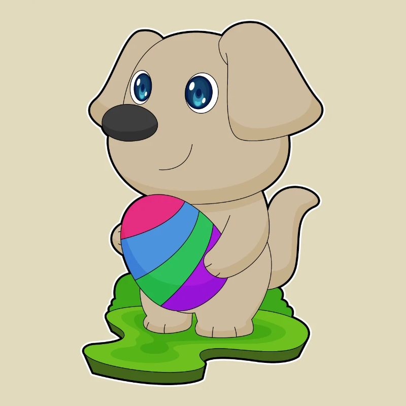 Dog Easter Easter Egg