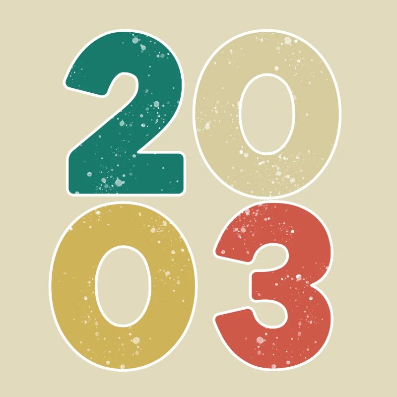 2003 - Année 2003 - Année de construction 2003