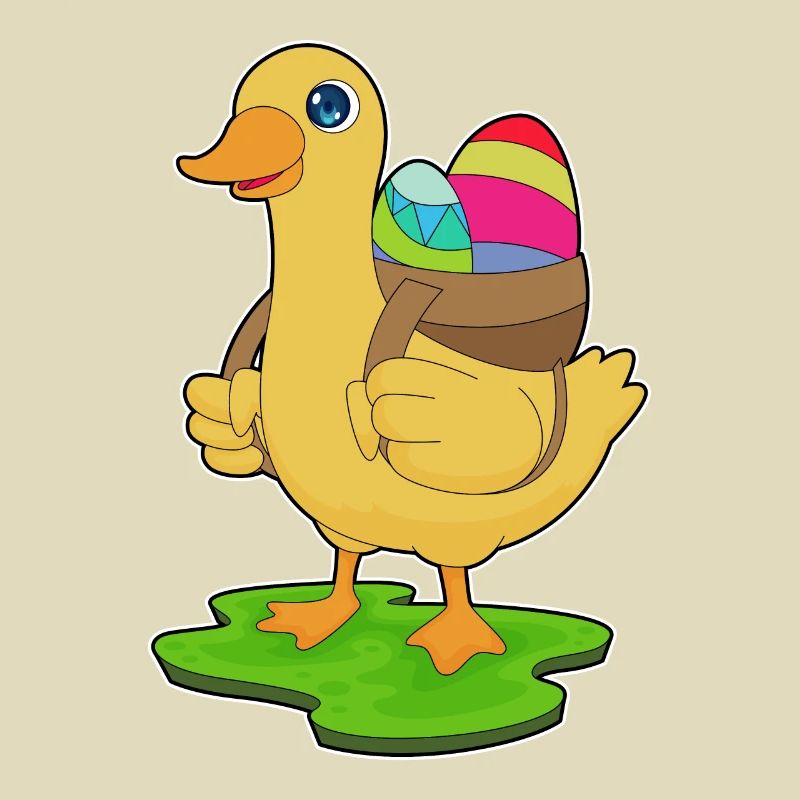 Duck Easter Easter Eggs