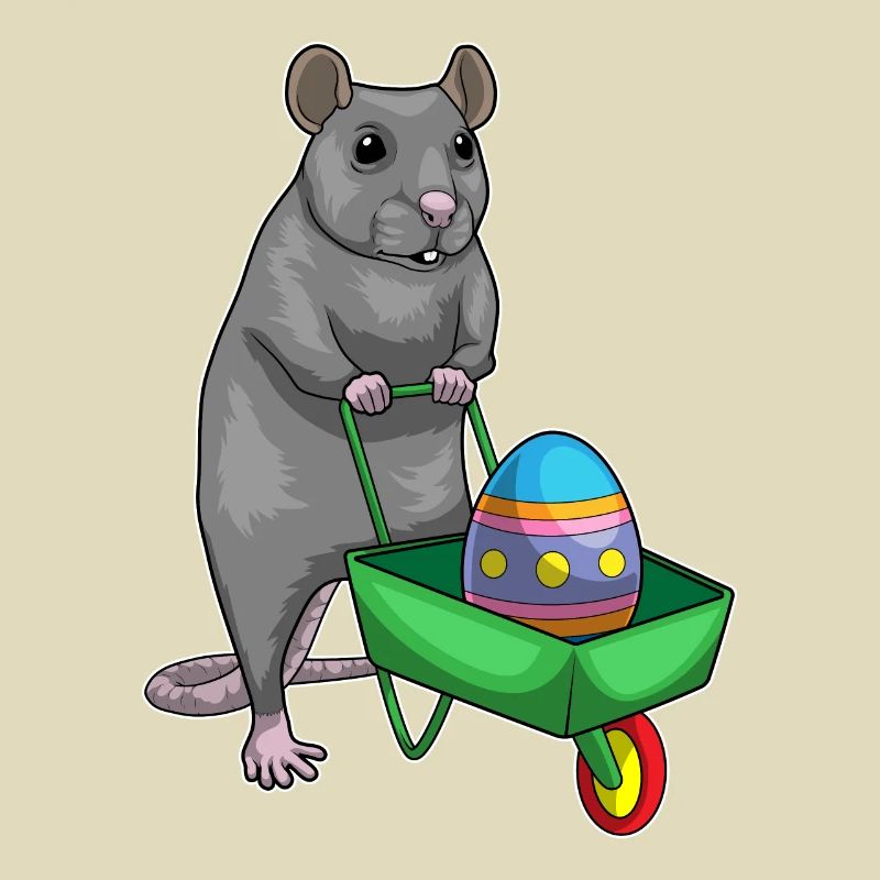 Rat Easter Easter Egg