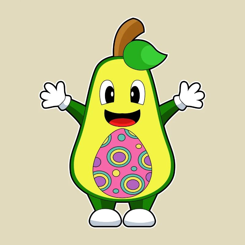 Avocado Easter Easter Egg