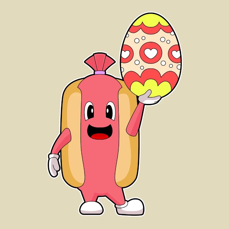 Hotdog Easter Easter Egg