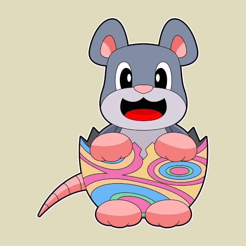 Mouse Easter Easter Egg