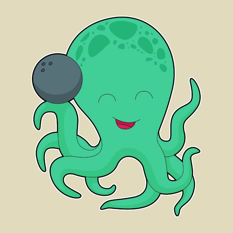 Octopus Bowling Boule de bowling
