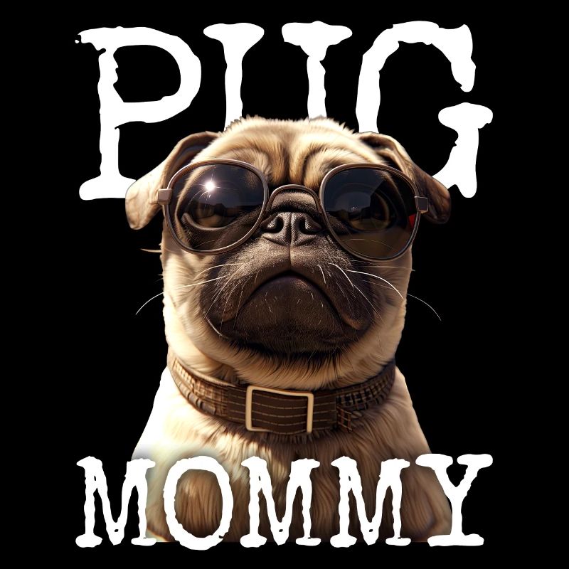 Pug Mommy Mops Mama Muttertag Pug Mom Süßer Mops