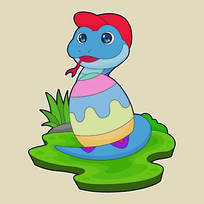 Snake Easter Easter Egg