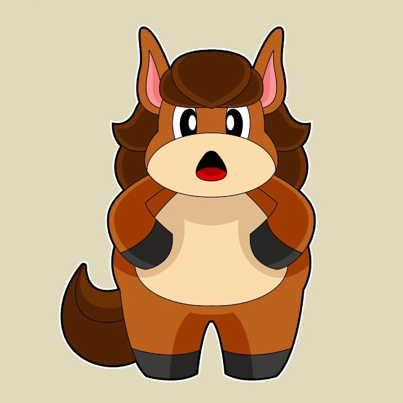 Pferd Dick