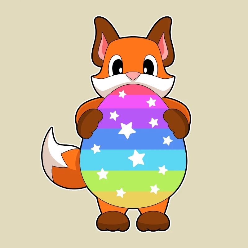 Fox Easter Easter Egg