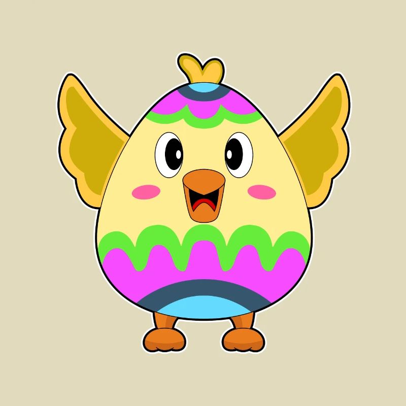 Chicken Easter Easter Egg