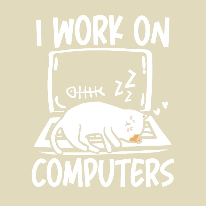I work on computers