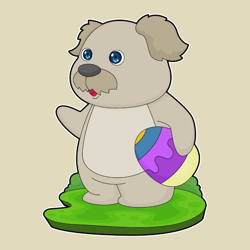Dog Easter Easter Egg