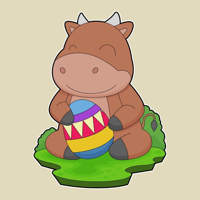 Taurus Easter Easter Egg