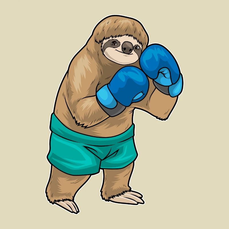 Sloth Boxer Gants de boxe Boxe