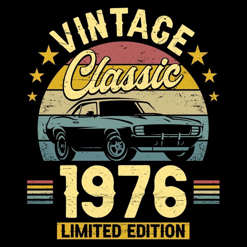 1976 Auto 50. Geburtstag Mann