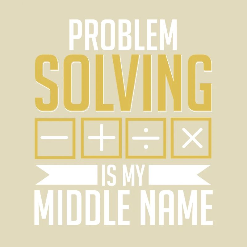Mathe Mathelehrer Problem Solving My Middle Name
