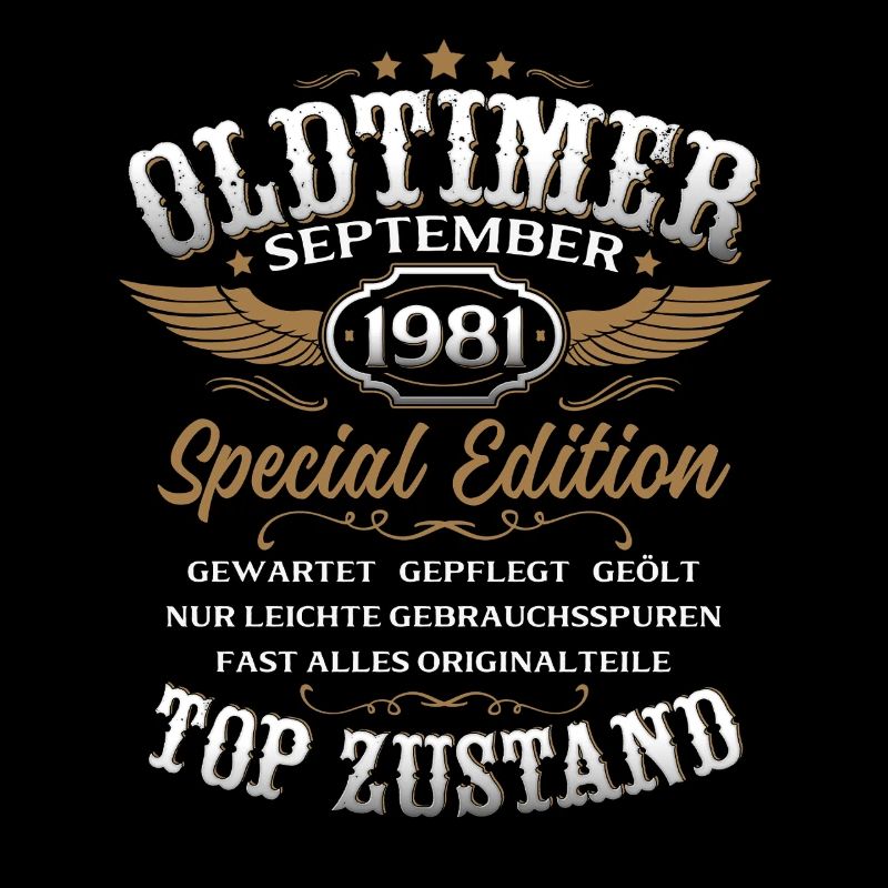 44. Geburtstag Geschenk Oldtimer September 1981