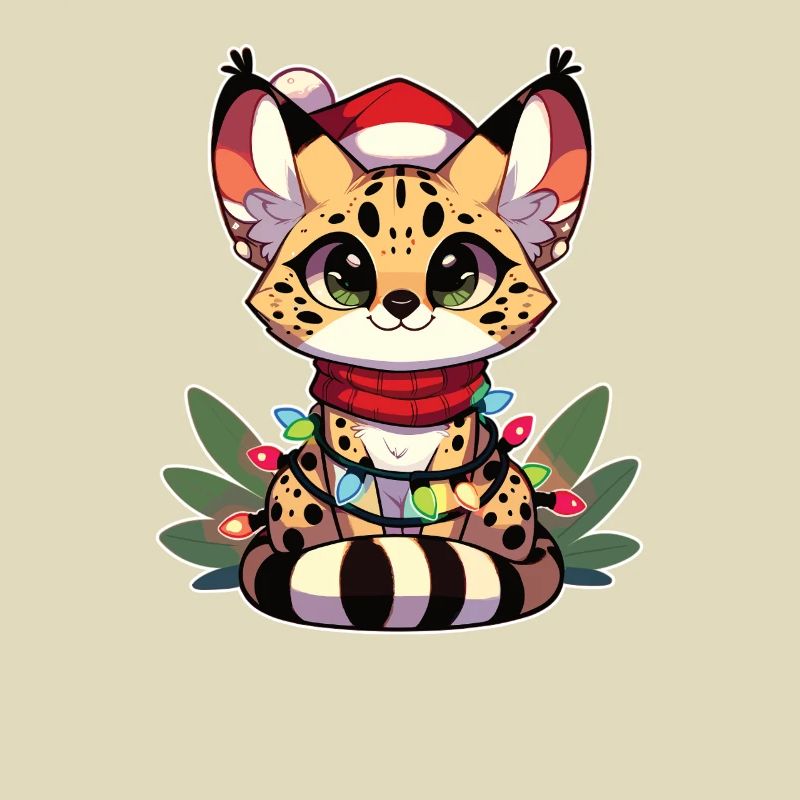Fées de Noël Chat de Serval