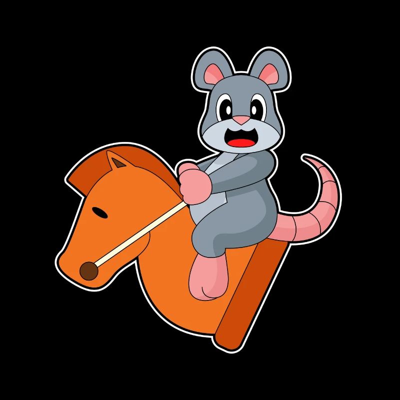 Maus Schachfigur Springer Schach