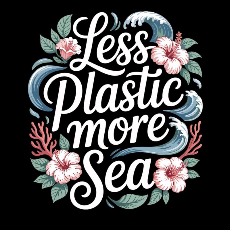 Less Plastic More Sea – Environmental Design Flowers
