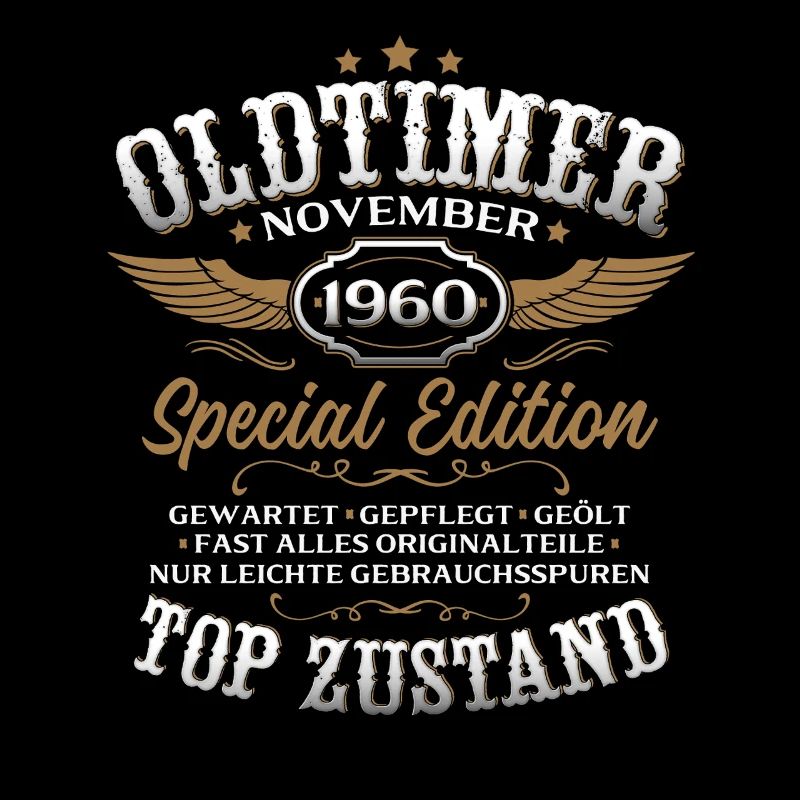 65. Geburtstag Geschenk Oldtimer November 1960