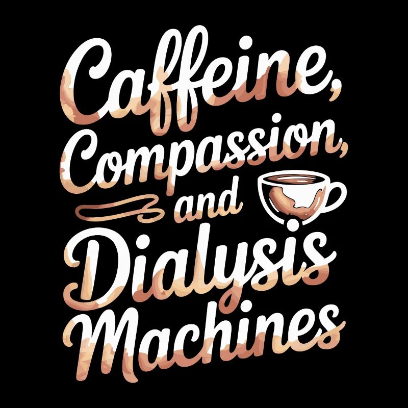 Infirmière en dialyse Caféine Compassion Dialyse Tech
