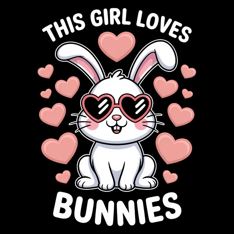 Hasen Spruch Mädchen Kaninchen Fun Hasen Geschenk