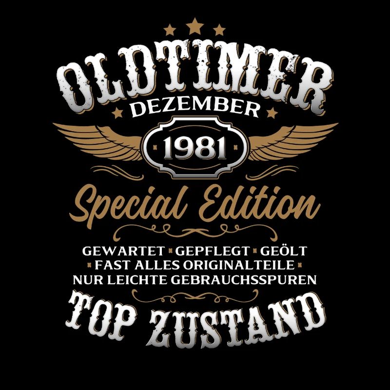 44. Geburtstag Geschenk Oldtimer Dezember 1981