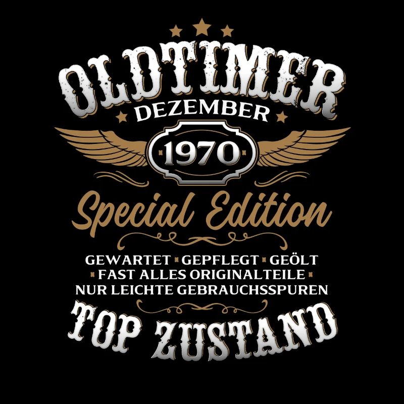 55. Geburtstag Geschenk Oldtimer Dezember 1970